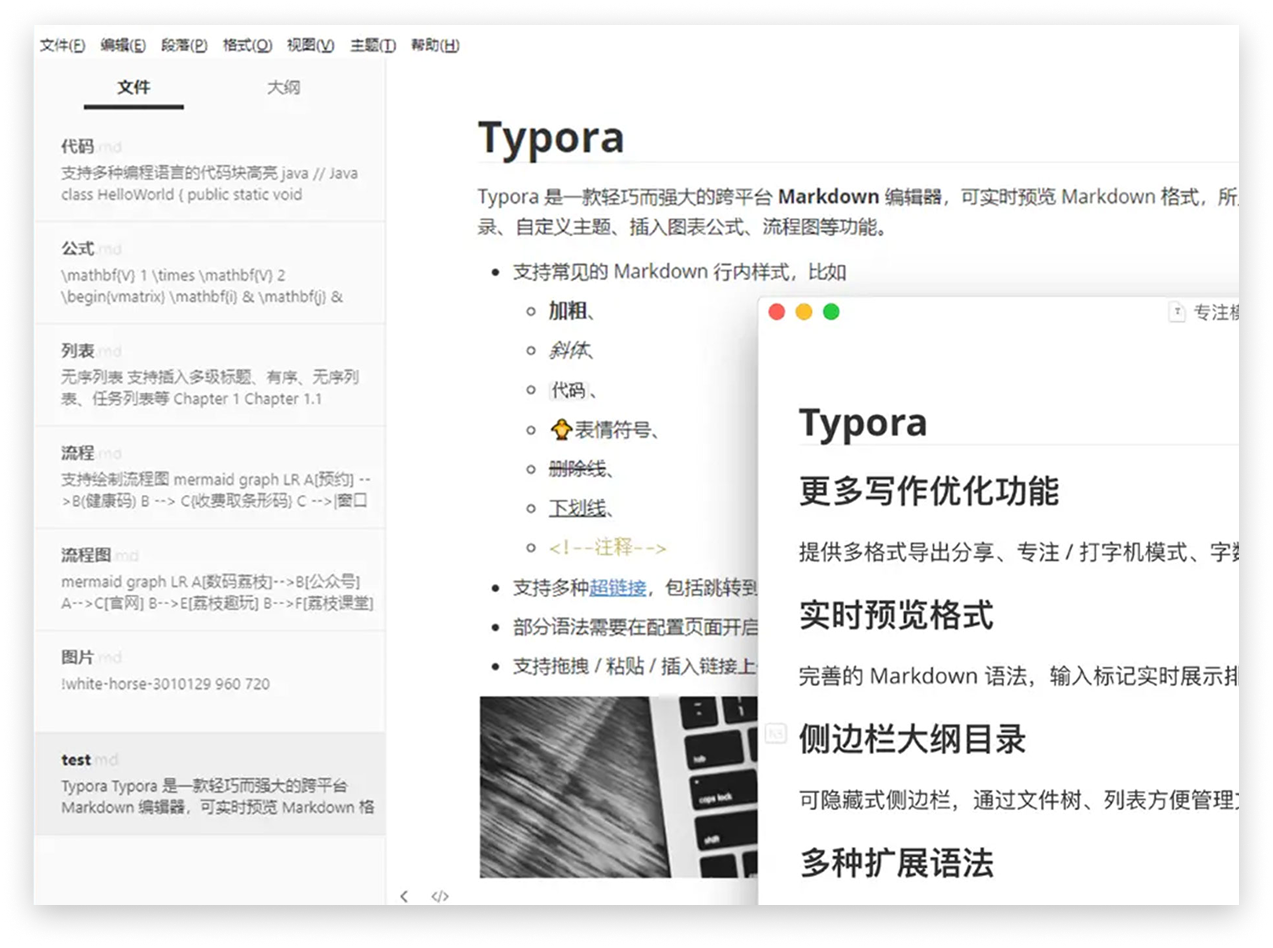 Typora Interface
